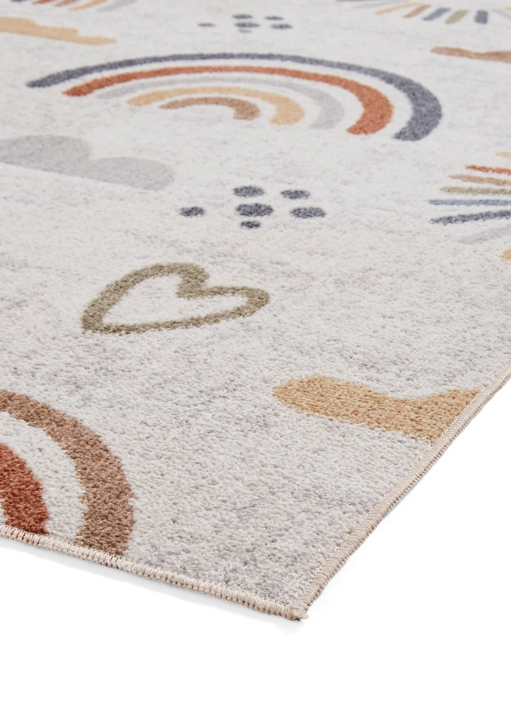 Think Rugs Vida Kids Rainbow Sun Washable Rug - 120 x 170 Image 4