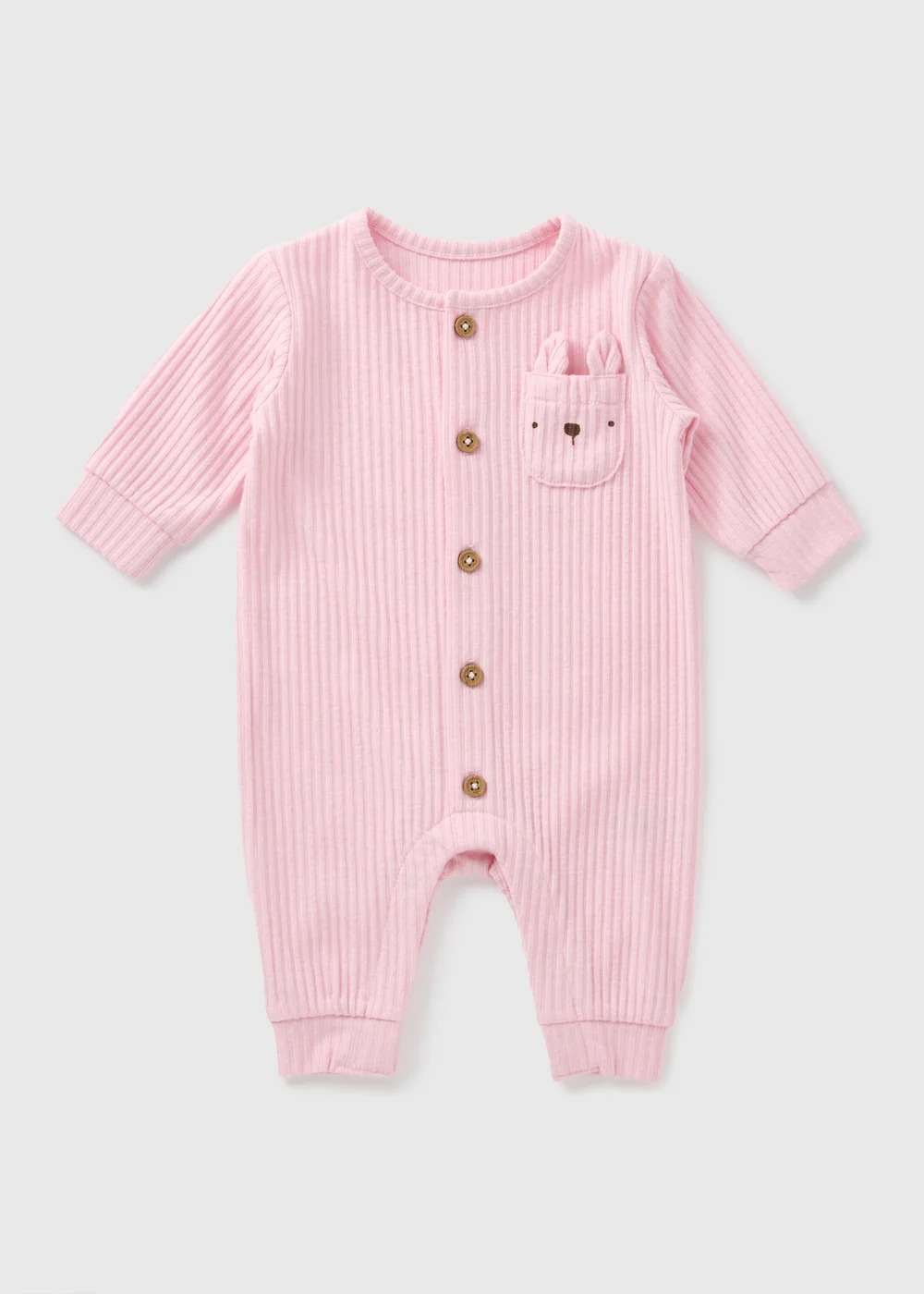 Baby Pink Bunny Romper (Newborn-23mths) - 0-3 months Image 1
