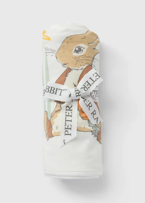 Peter Rabbit Baby Cream Milestone 3 Piece Blanket Set - One Size Image 3