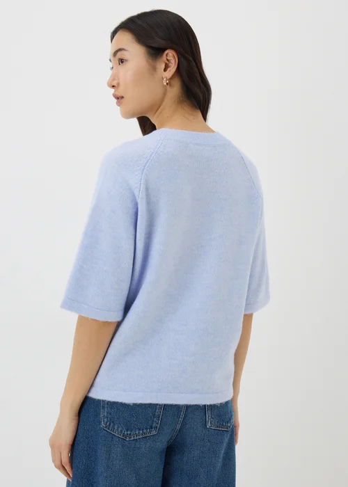 Blue Short Sleeve Jumper - XS Image 2