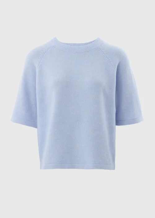 Blue Short Sleeve Jumper - XS Image 4