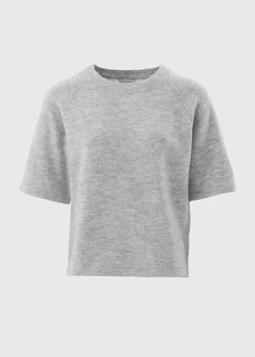 Grey Short Sleeve Jumper - XS Image 4