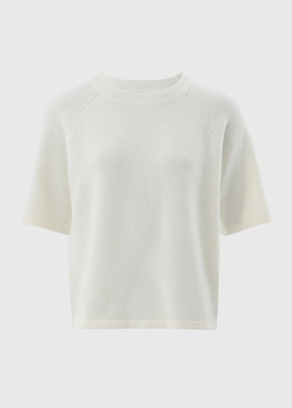 Ivory Short Sleeve Jumper - XS Image 4