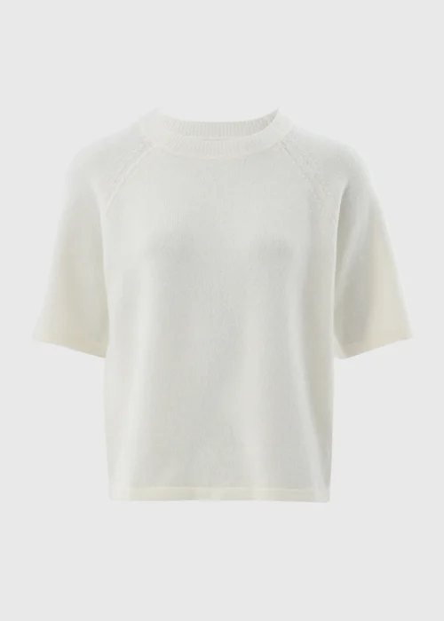 Ivory Short Sleeve Jumper - XS Image 4