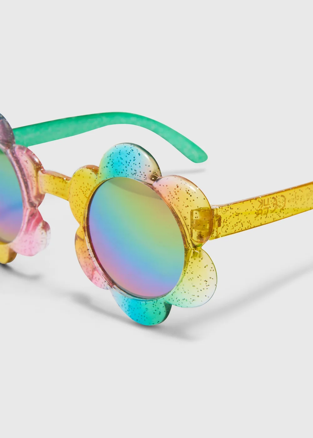 Girls Multicolour Flower Sunglasses - One Size Image 2