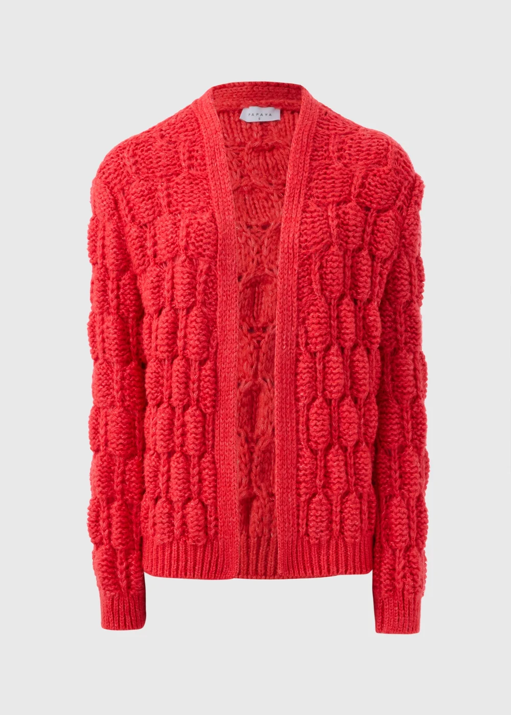 Coral Chunky Knit Cardigan - XS Image 4