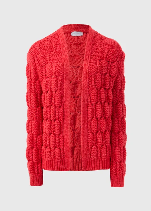 Coral Chunky Knit Cardigan - XS Image 4