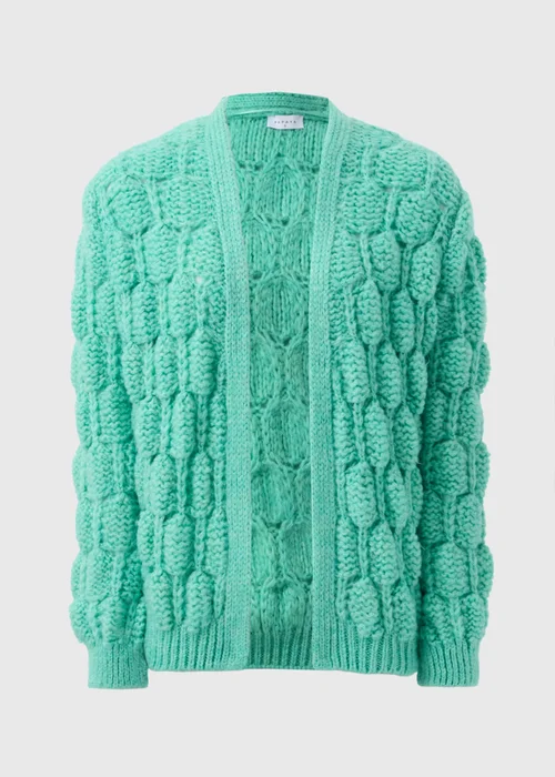 Green Chunky Knit Cardigan - XS Image 4