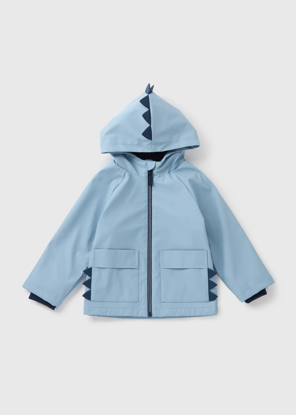 Boys Blue Dino Raincoat (1-7yrs) - 1-1.5 Yrs Image 1