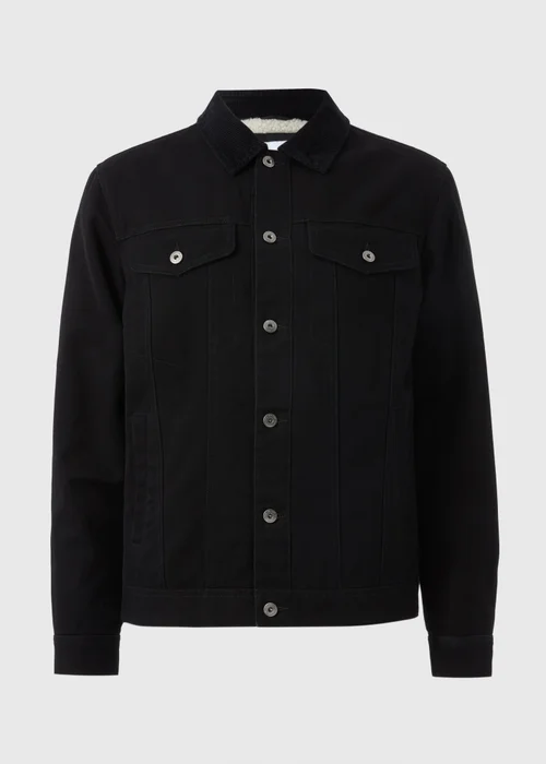 Black Cord Canvas Jacket - S Image 4