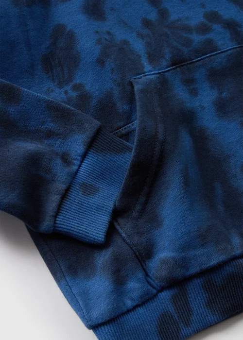 Boys Cobalt Tie Dye Hoodie (7-15yrs) - 7 Yrs Image 2