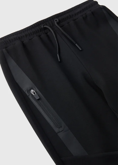 Boys Black Heat Seal Jogging Bottoms (7-15yrs) - 8 Yrs Image 2