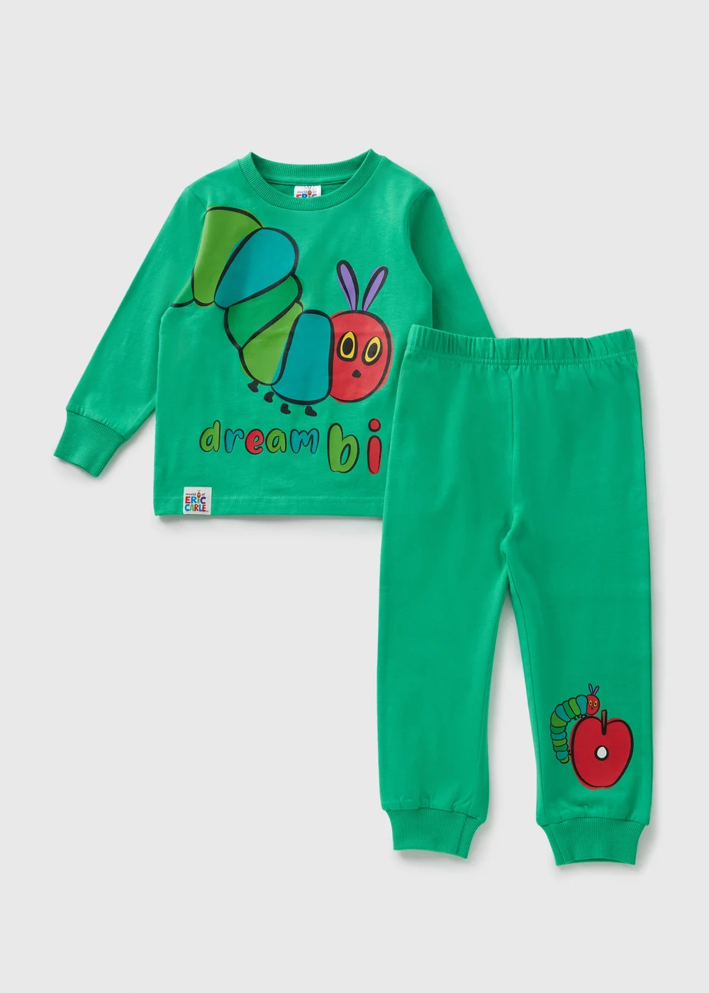 Hungry Caterpillar Kids Green Pyjama Set (1-4yrs) - 1 half year to 2 Image 1