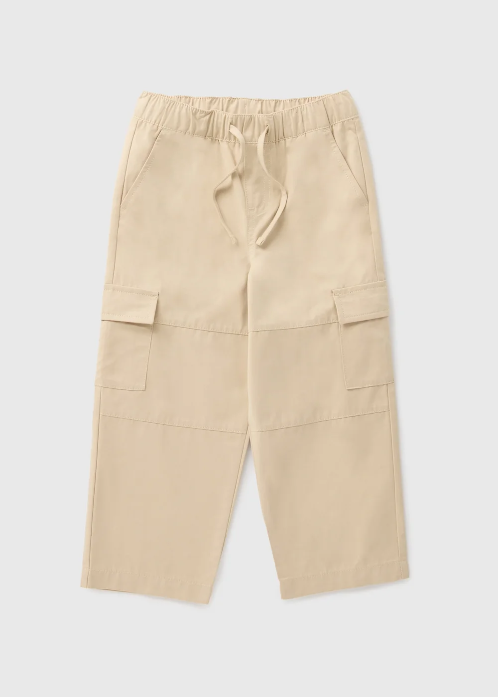 Boys Stone Wide Leg Cargo Trousers (1-7yrs) - 1 half year to 2 Image 1