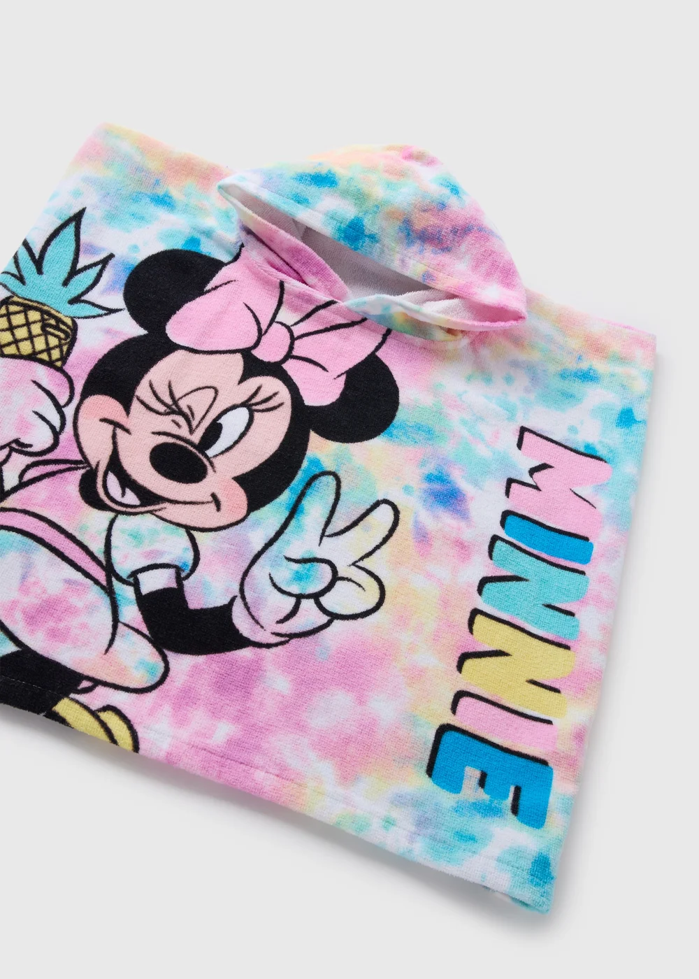 Kids Multicolour Minnie Mouse Poncho (One Size) - One Size Image 2