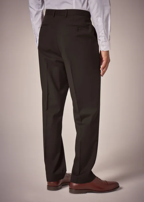 Taylor & Wright Menton Brown Twill Relaxed Fit Trousers - 26 Waist 29 Leg Image 3