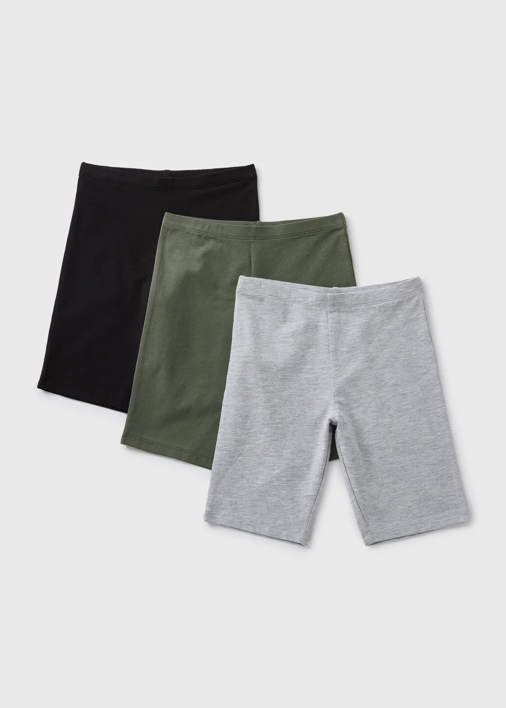 3 Pack Girls Multicolour Shorts (7-15yrs) - Age 10 Years Image 1