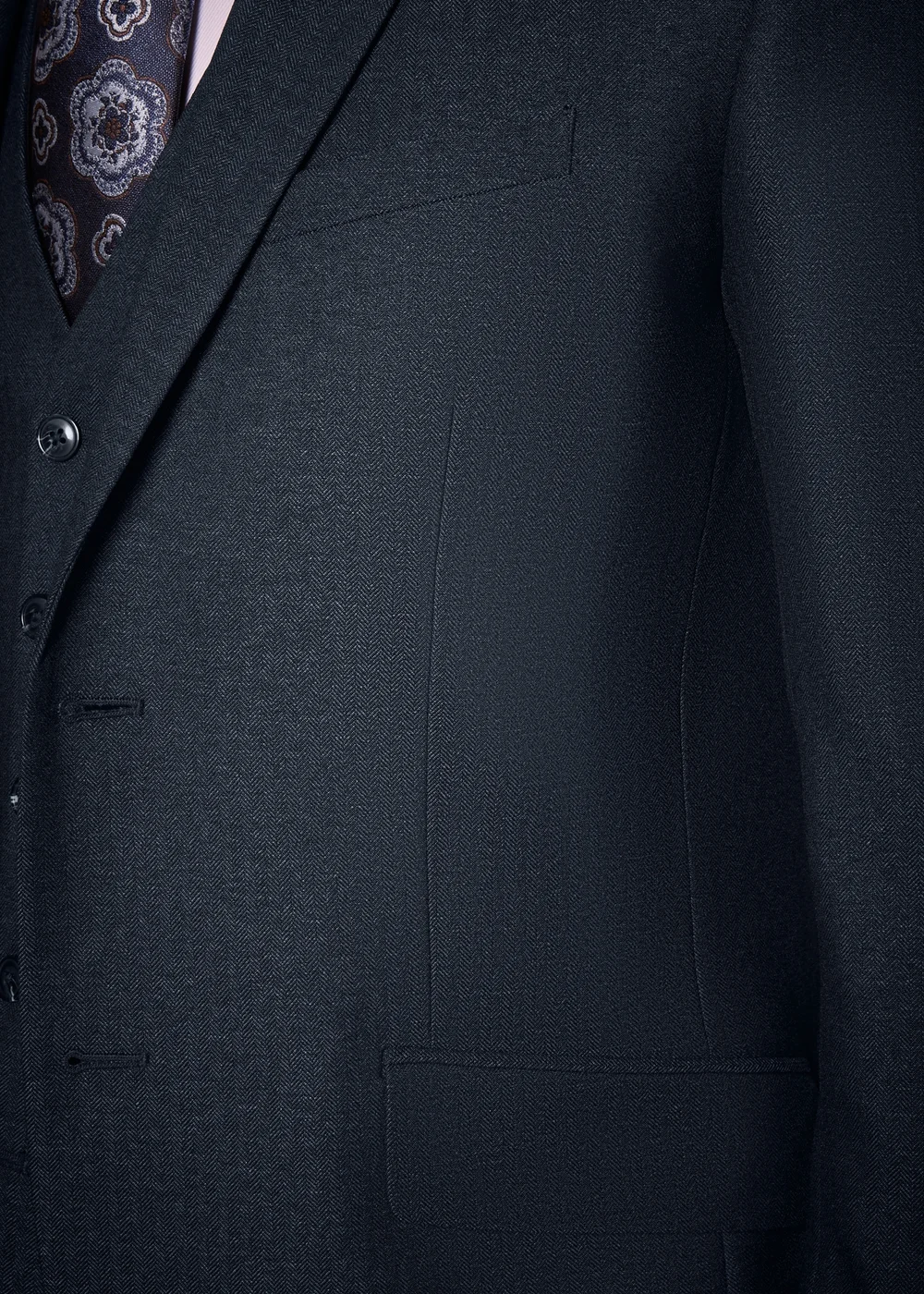Taylor & Wright Vence Navy Tailored Suit Jacket - 34 Chest Regular Image 3