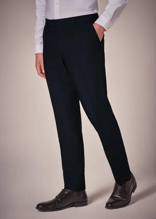 Taylor & Wright Vence Navy Tailored Trousers - 26 Waist 29 Leg Image 1
