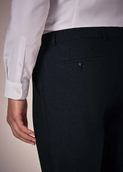 Taylor & Wright Vence Navy Tailored Trousers - 26 Waist 29 Leg Image 3