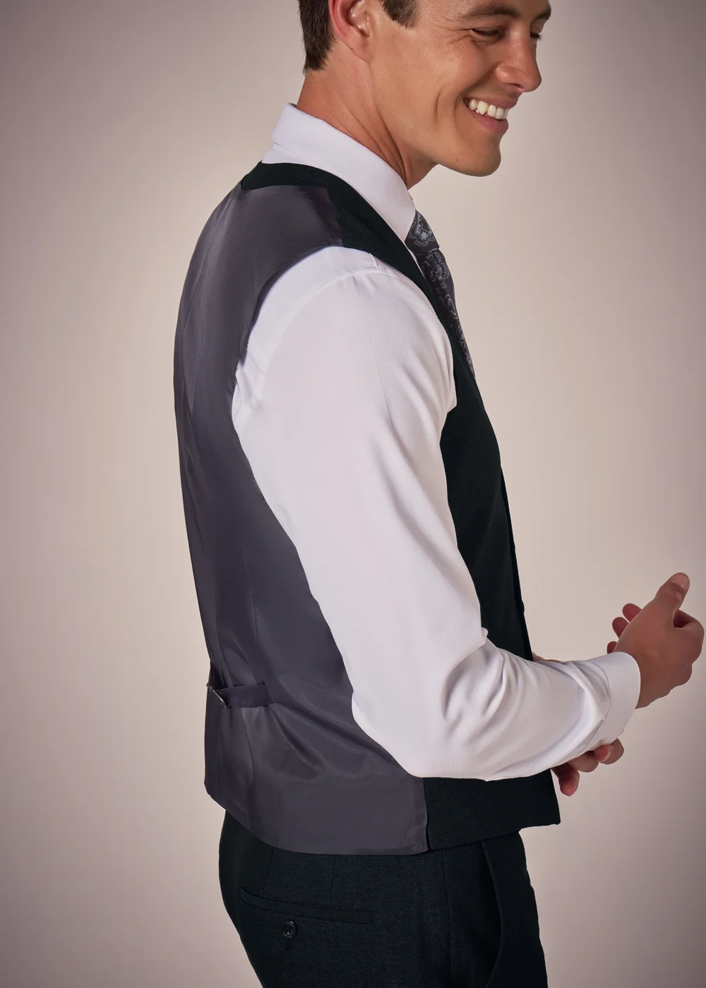 Taylor & Wright Vence Navy Waistcoat - Extra small Image 4