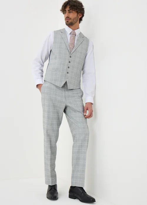 Taylor & Wright Cassis Check Tailored Suit Trousers - 26 Waist 29 Leg Image 1