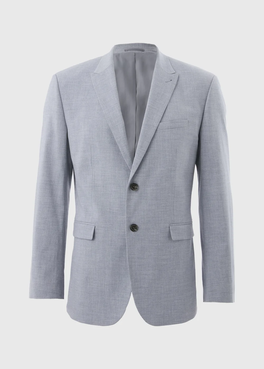 Taylor & Wright Azure Grey Melange Tailored Jacket - 34 Chest Regular Image 4