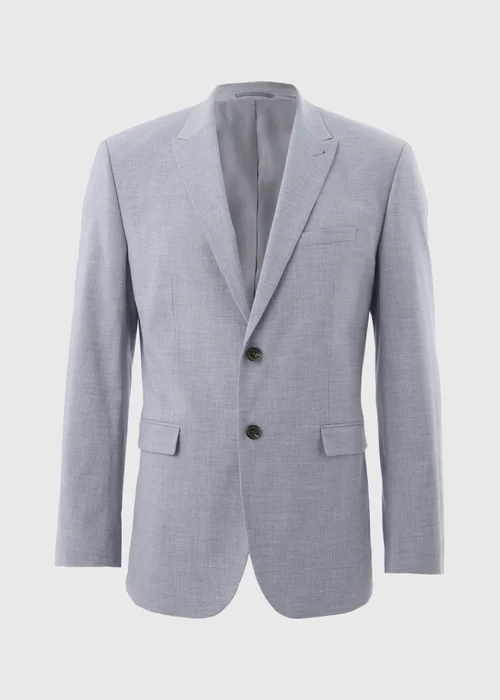 Taylor & Wright Azure Grey Melange Tailored Jacket - 34 Chest Regular Image 4