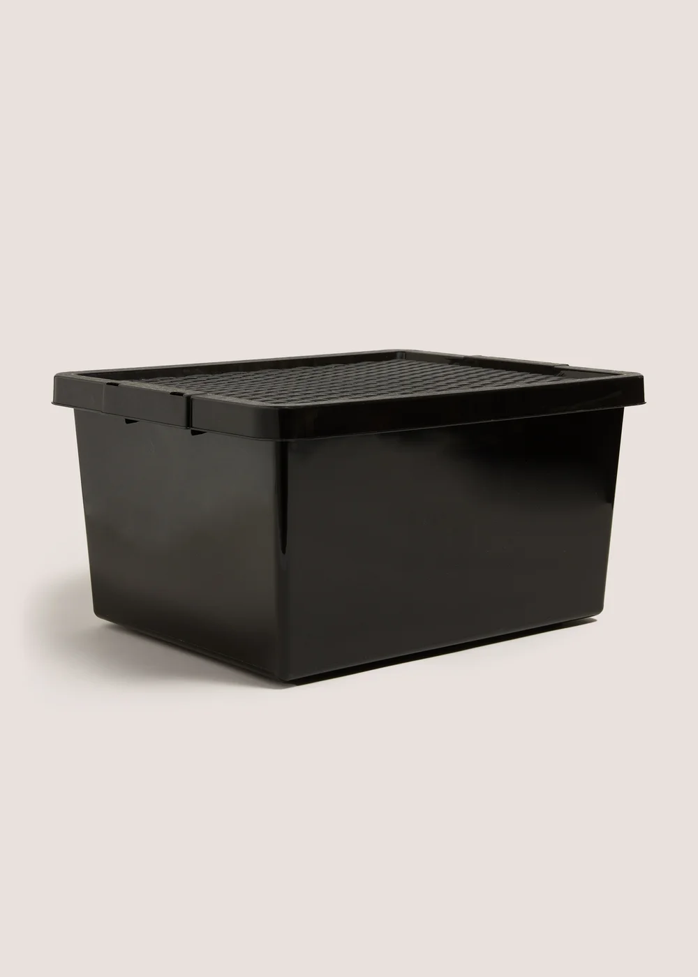 Black Large Storage Box Image 1