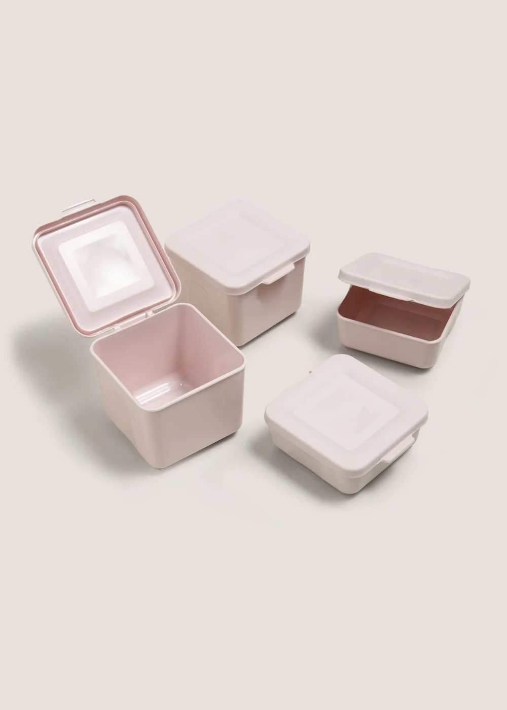 4 Pack Pink Snack Pots Image 2