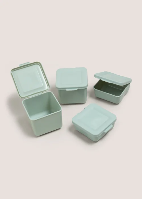 4 Pack Green Snack Pots Image 2