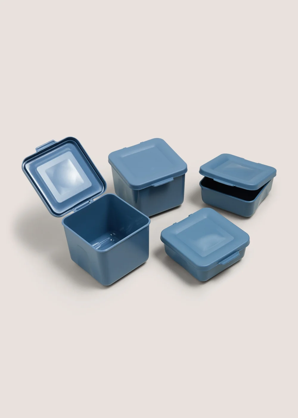 4 Pack Blue Snack Pots Image 2