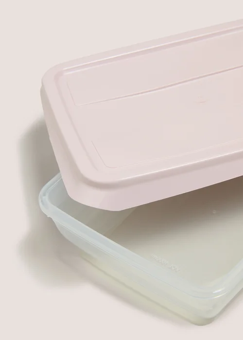4 Pack Pink Food Containers Image 2