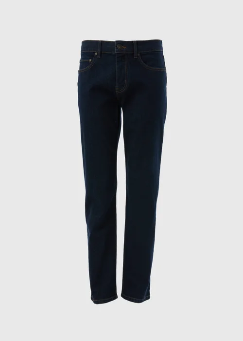 Indigo Straight Fit Jeans - 34 Waist Short Image 4