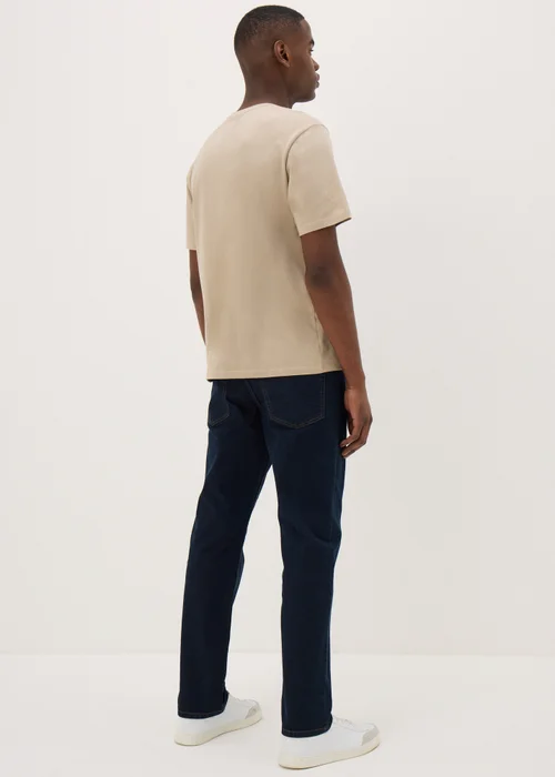Indigo Straight Fit Jeans - 34 Waist Short Image 2