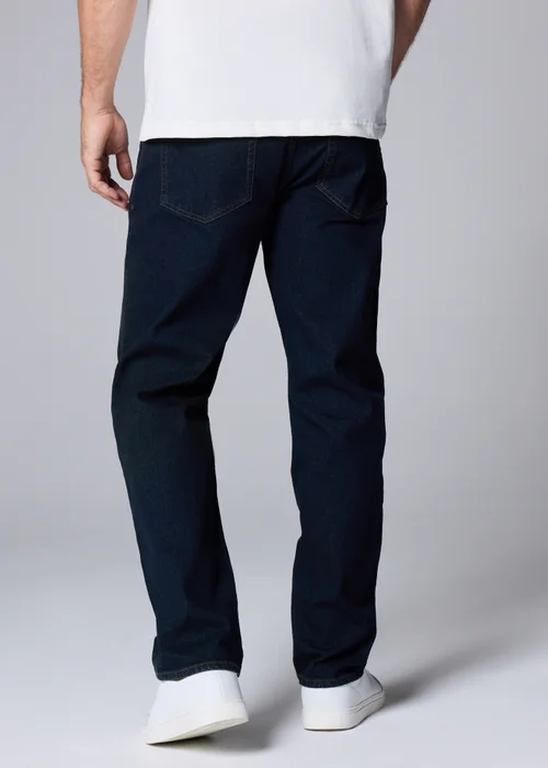 Indigo Straight Fit Jeans - 34 S Image 4
