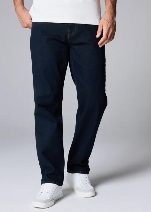 Indigo Straight Fit Jeans - 34 S Image 3