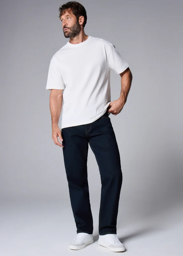 Indigo Straight Fit Jeans