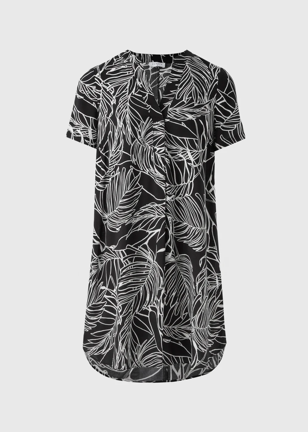 Black Leaf Popover Tunic - 8 Image 4