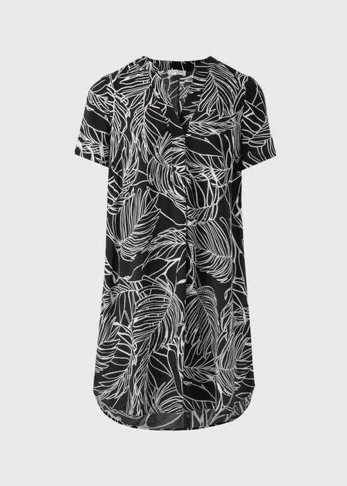Black Leaf Popover Tunic - 8 Image 4