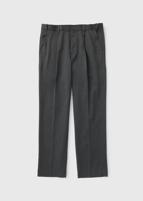 Taylor & Wright Charcoal Regular Fit Flexi Waist Trousers - 32/L29 Image 5