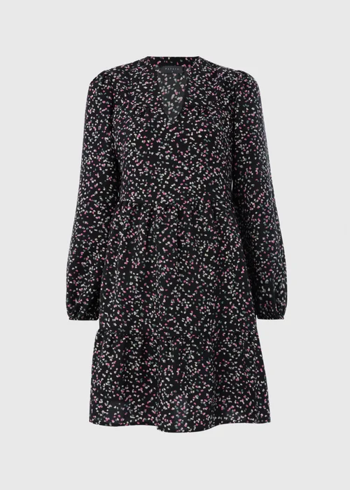 Black Confetti Smock Mini Dress - 8 Image 4