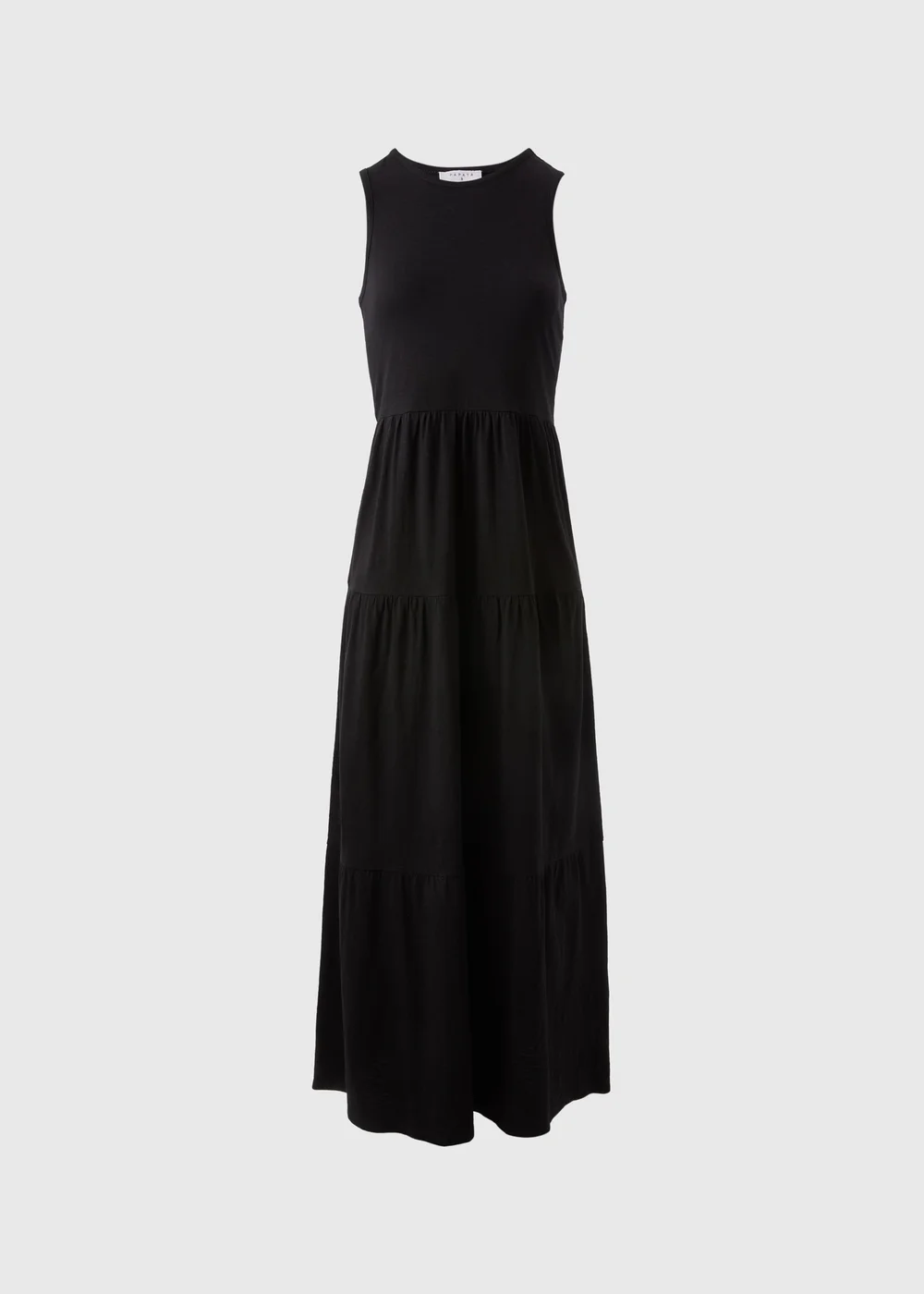 Black Sleeveless Tiered Dress - 8 Image 4