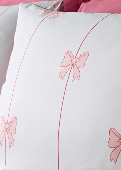 Pink Bow Duvet Set - Single Image 2