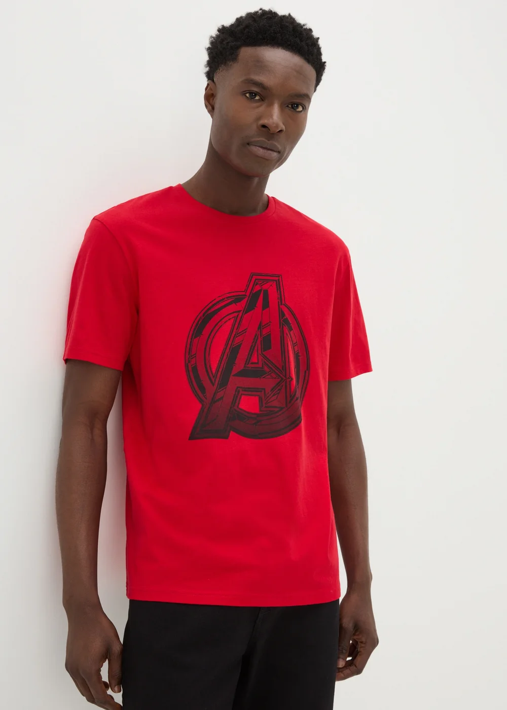 Avengers Red Logo T-Shirt - S Image 1