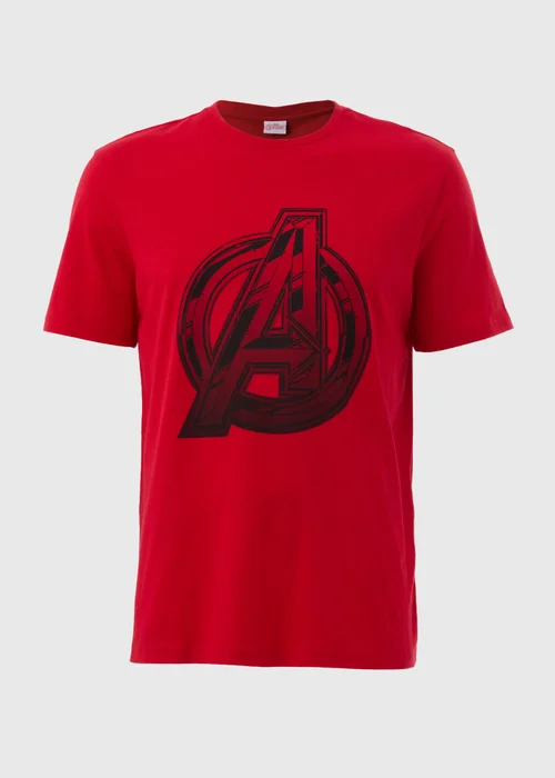 Avengers Red Logo T-Shirt - S Image 3