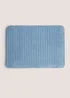 Blue Memory Foam Bathmat Image 1