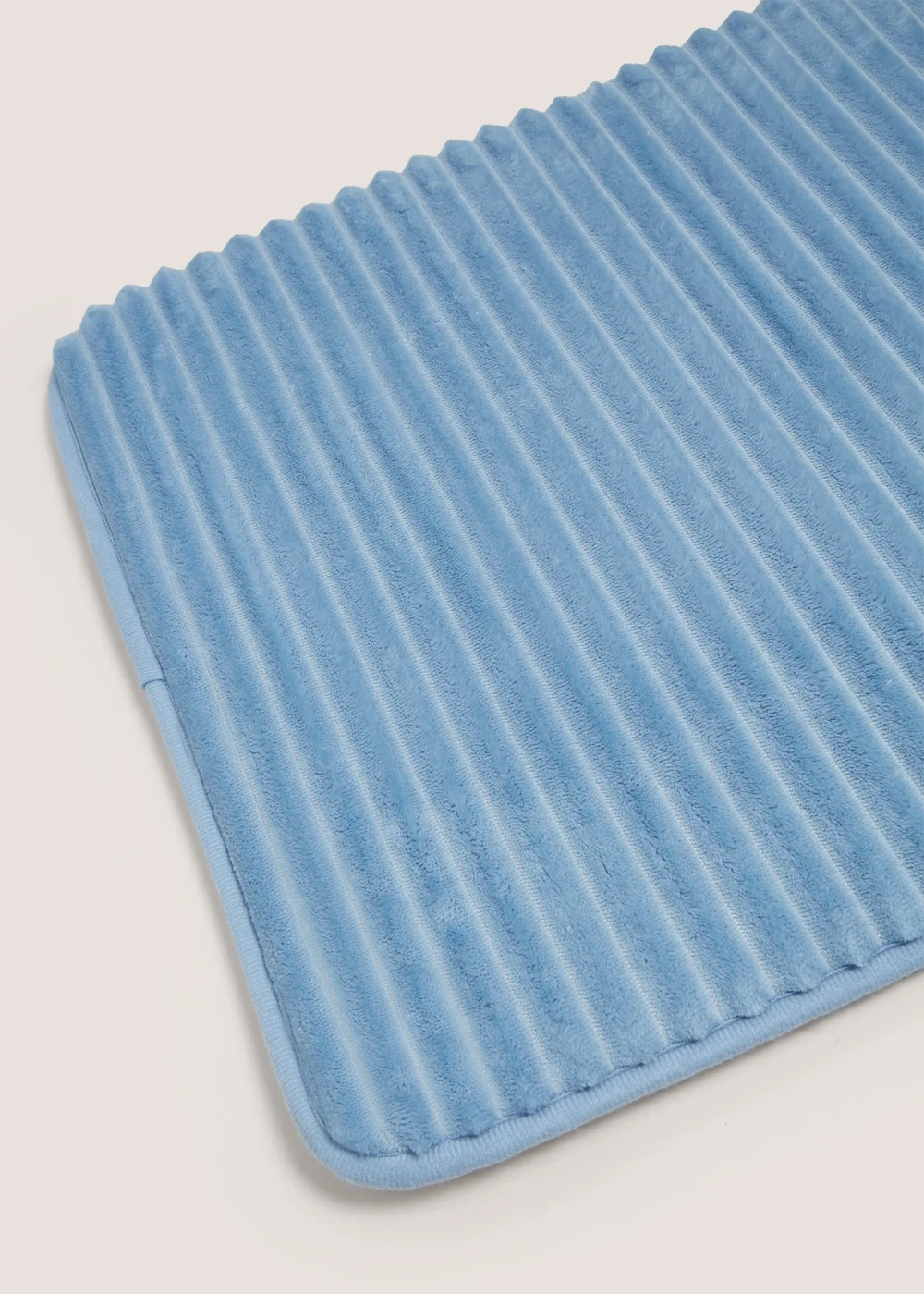 Blue Memory Foam Bathmat Image 2