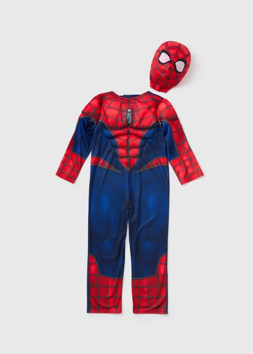 Marvel Kids Red Spiderman Costume (3-10yrs) - 3-4 Yrs Image 2