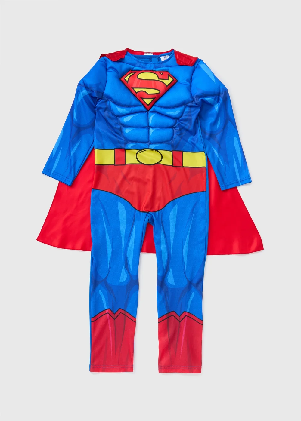 Marvel Kids Blue Superman Costume (3-10yrs) - 3-4 Yrs Image 1